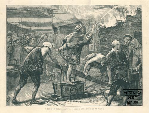 明治参拾七年（新調）昔の消化ポンプ『龍吐水』（りゅうどうすい