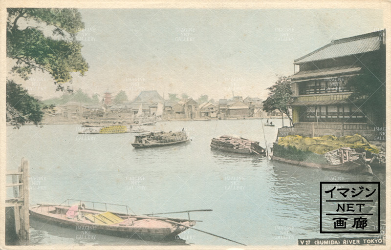 東京/隅田川1/料亭八百善、枕橋 明治中期 | 幕末・明治・大正